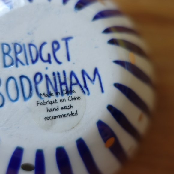 Anthropologie Bridget Bodenham blue gold bowl - Picture 11 of 15